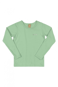 Camisa de Banho Unissex com FPS 50 Verde Claro - Up Baby