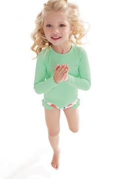 Camisa de Banho Unissex com FPS 50 Verde Claro - Up Baby na internet