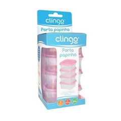 Potinhos para Papinhas com 4 unidades Rosa - Clingo na internet