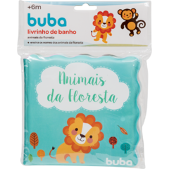 Livrinho de Banho Animais da Floresta - Buba Baby - Pequeno Mundo Imports - CNPJ: 27.082.934/0001-76