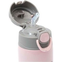 Garrafa Térmica Com Canudo 400Ml Gumy Rosa - Buba Baby - comprar online