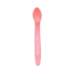 Colher de Silicone Ergonômica Termossensível Rosa - Clingo - comprar online