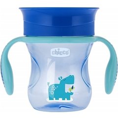 Copo de Treinamento - 360 Perfect Cup Azul - 200 ml  - Chicco