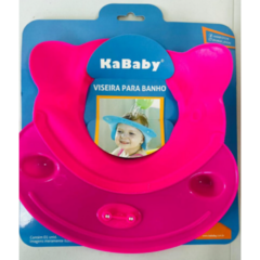 Viseira Protetora para Banho Ajustável Rosa - Kababy na internet