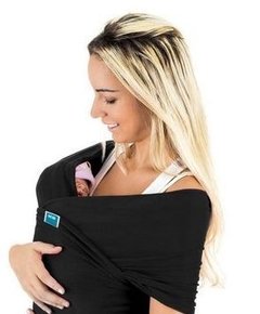 Wrap Sling Preto - Kababy - Pequeno Mundo Imports - CNPJ: 27.082.934/0001-76