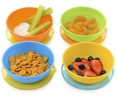 Kit de 4 bowls com tampas+2 colheres Munchkin - comprar online