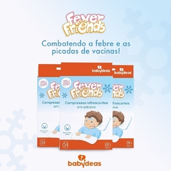 Compressas Refrescantes Para Alivio Da Febre e Dor (caixa com 4 unidades) - Fever Friends - comprar online