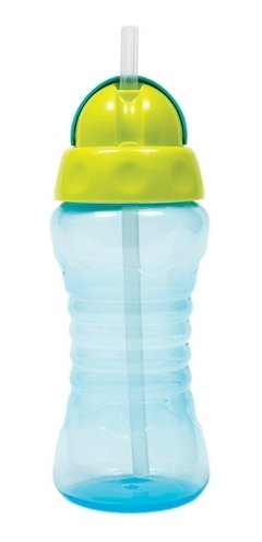 Garrafinha com canudo Fresh Azul 300ml - Buba - comprar online