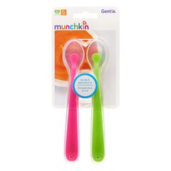 Colheres de Silicone Rosa/Verde - Munchkin