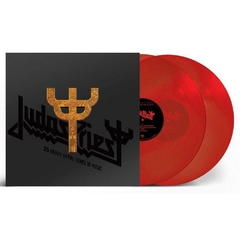 JUDAS PRIEST LP REFLECTIONS 50 HEAVY METAL YEARS OF MUSIC VINIL COLORIDO RED 2021 02-LPS - comprar online