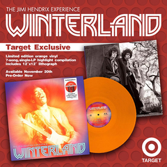 THE JIMI HENDRIX EXPERIENCE LP WINTERLAND VINIL COLORIDO ORANGE TARGET 2020