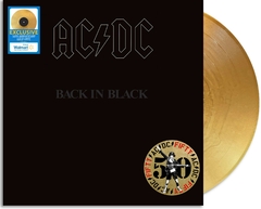 AC/DC LP BACK IN BLACK VINIL GOLD 2024 WALMART EXCLUSIVE 50TH ANNIVERSARY