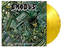 EXODUS LP ANOTHER LESSON IN VIOLENCE VINIL YELLOW & BLACK MARBLED 2023 MUSIC ON VINYL - comprar online