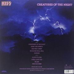 KISS LP CREATURES OF THE NIGHT VINIL BLACK US 1982/2014 - comprar online