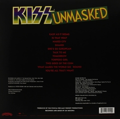 KISS LP UNMASKED VINIL BLACK 2014 na internet