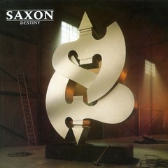 SAXON LP DESTINY VINIL COLORIDO GOLD BROWN SPLIT 2018 - comprar online