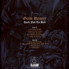 GRIM REAPER LP ROCK YOU TO HELL VINIL COLORIDO BLUE 2022 - comprar online