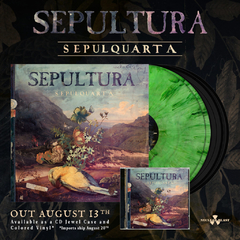 SEPULTURA LP SEPULQUARTA VINIL COLORIDO ECO MARBLED 2021 02-LPS