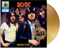 AC/DC LP HIGHWAY TO HELL VINIL GOLD 2024 WALMART EXCLUSIVE 50TH ANNIVERSARY