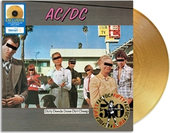 AC/DC LP DIRTY DEEDS DONE DIRT CHEEP VINIL GOLD 2024 WALMART EXCLUSIVE 50TH ANNIVERSARY