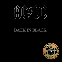 AC/DC LP BACK IN BLACK VINIL BLACK AND WHITE 2024 50TH ANNIVERSARY na internet