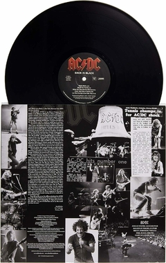 AC/DC LP BACK IN BLACK VINIL BLACK 2003 US na internet