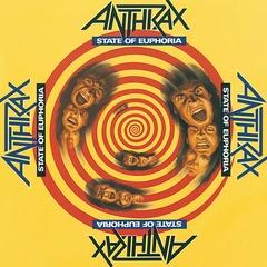 ANTHRAX CD STATE OF EUPHORIA 1988 MADE IN EUROPE BARCODE: 042284236324