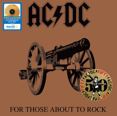 AC/DC LP FOR THOSE ABOUT TO ROCK VINIL GOLD 2024 WALMART EXCLUSIVE 50TH ANNIVERSARY - comprar online