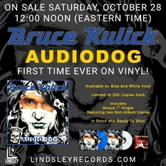 BRUCE KULICK LP AUDIO DOG VINIL BLUE BONUS 7" SINGLE 2023