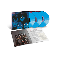 KISS LP CREATURES OF THE NIGHT 40TH ANNIVERSARY DELUXE EDITION VINIL COLORIDO BLUE 2022 (3LP) / T-SHIRT BUNDLE XL - comprar online