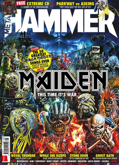 REVISTA METAL HAMMER IRON MAIDEN THIS TIME IT'S WAR MAIO 2017