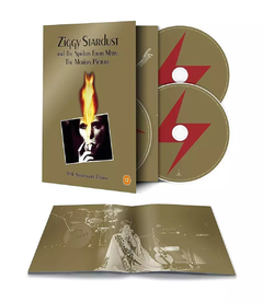 DAVID BOWIE ZIGGY STARDUST AND THE SPIDERS FROM MARS:THE MOTION PICTURE SOUNDTRACK 50TH ANNIVERSARY EDITION BLU RAY/2CD
