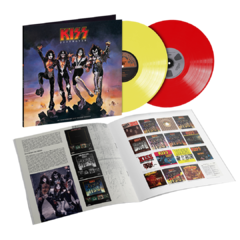 KISS LP DESTROYER 45TH ANNIVERSARY DELUXE EDITION VINIL COLORIDO YELLOW RED 2021 02-LPS