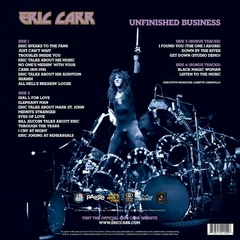 ERIC CARR LP UNFINISHED BUSINESS VINIL BLUE YELLOW BOX SET RECORD STORE DAY 2024 - ALTEA RECORDS