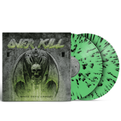OVERKILL LP WHITE DEVIL ARMORY VINIL GREEN W/BLACK SPLATTER 2022 02-LPS