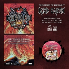 ICED EARTH CREATURES OF THE NIGHT SHAPE PICTURE DISC 2021