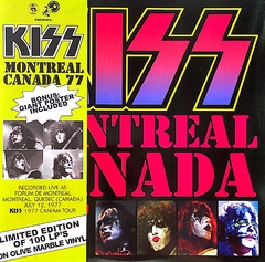 KISS LP CANADA 77 VINIL OLIVE MARBLE 2015 02-LPS