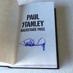 PAUL STANLEY BACKSTAGE PASS BOOK LIVRO AUTOGRAFADO 2019 - buy online