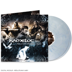 KAMELOT LP ONE COLD WINTER'S NIGHT VINIL WHITE BLUE MARBLED 2023 02-LPS