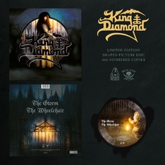 KING DIAMOND THE STORM VINIL SHAPE DISC 2021 LIMITADO 666 UNIDADES