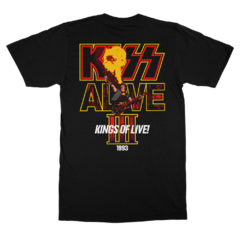 KISS ALIVE 3 KINGS OF LIVE T-SHIRT 1993 KISSONLINE na internet