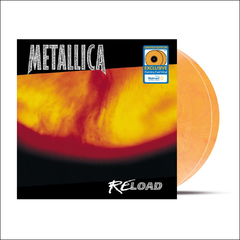 METALLICA LP RELOAD VINIL FLAMING FUEL ORANGE 2022 WALMART EXCLUSIVE 02-LPS