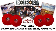 VAN HALEN LP LIVE: RIGHT HERE, RIGHT NOW. VINIL COLORIDO RED RECORD STORE DAY 2023 04-LPS - comprar online