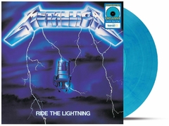 METALLICA LP RIDE THE LIGHTNING VINIL COLORIDO ELECTRIC BLUE 2021 WALMART EXCLUSIVE