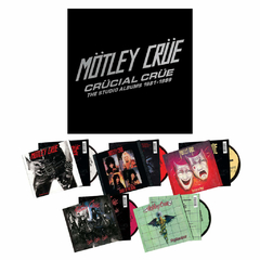 MÖTLEY CRÜE CRUCIAL CRUE BOX SET CD THE STUDIO ALBUMS 1981-1989 2023 05-CDS