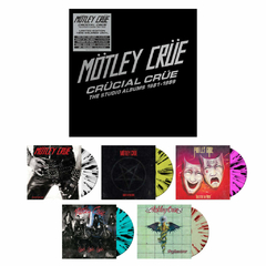 MÖTLEY CRÜE LP CRUCIAL CRUE BOX SET THE STUDIO ALBUMS 1981-1989 05-LPS