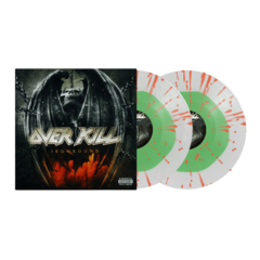 OVERKILL LP IRONBOUND VINIL NEON GREEN & ORANGE 2022 02-LPS - comprar online