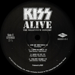 KISS LP ALIVE: THE MILLENNIUM CONCERT VINIL BLACK 2014 02-LPS KISSTERIA - ALTEA RECORDS