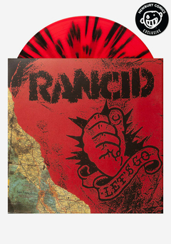 RANCID LP LET'S GO VINIL RED WITH BLACK SPLATTER 2022 LIMITADO EM 1000 UNIDADES NEWBURY COMICS