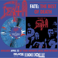 DEATH LP FATE: THE BEST OF DEATH VINIL BLACK RECORD STORE DAY 2023